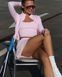 XH 0277 Стрейчевая куртка на молнии, L, Pink Jck 5801 Jack Pink  фото 1