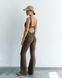 CLT8260 Спортивний стрейчевий комбенізон, S, Brown J5204  Comb Brown S фото